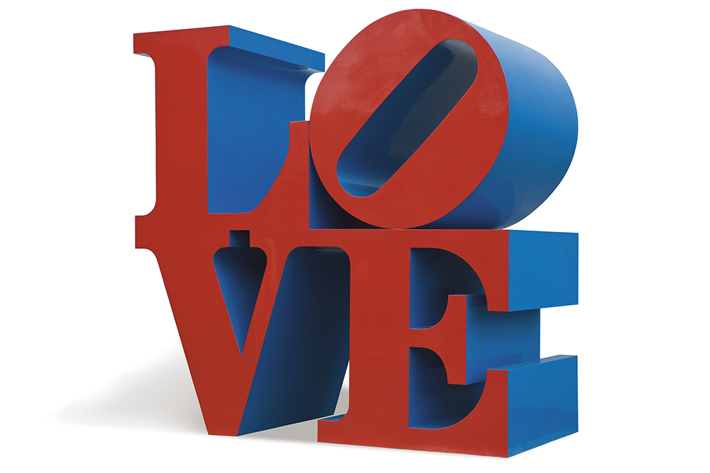 drucksigniert Robert Indiana Estonian LOVE Multiple