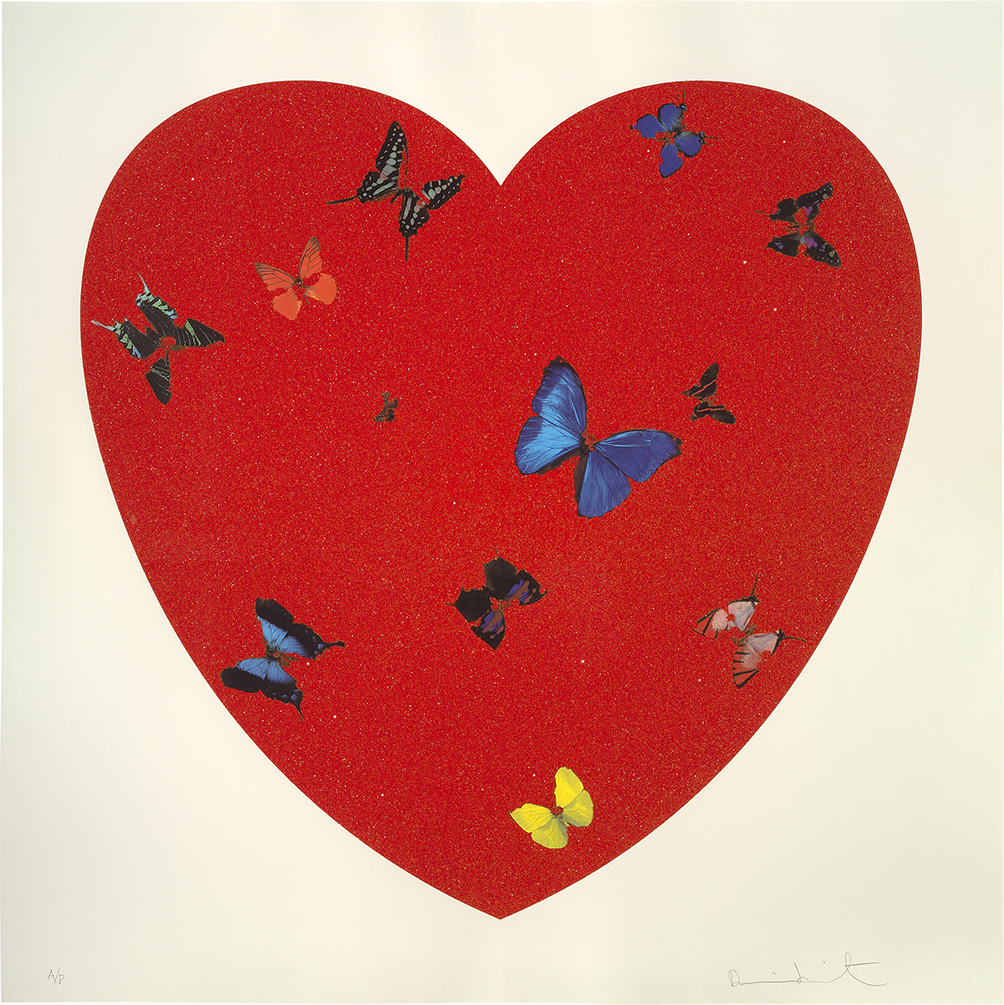 All You Need Is Love Love Love – Diamond Dust 2009 Damien Hirst