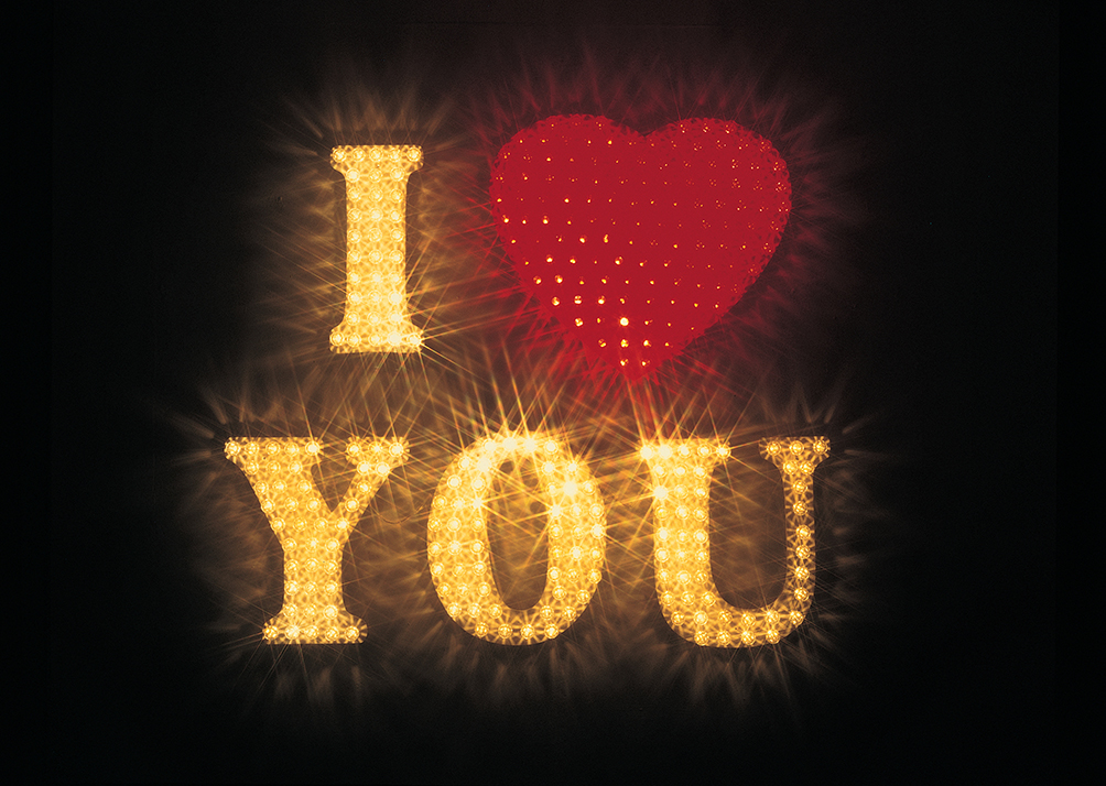 I Heart YOU 2000 I LOVE YOU Tim Noble And Sue Webster