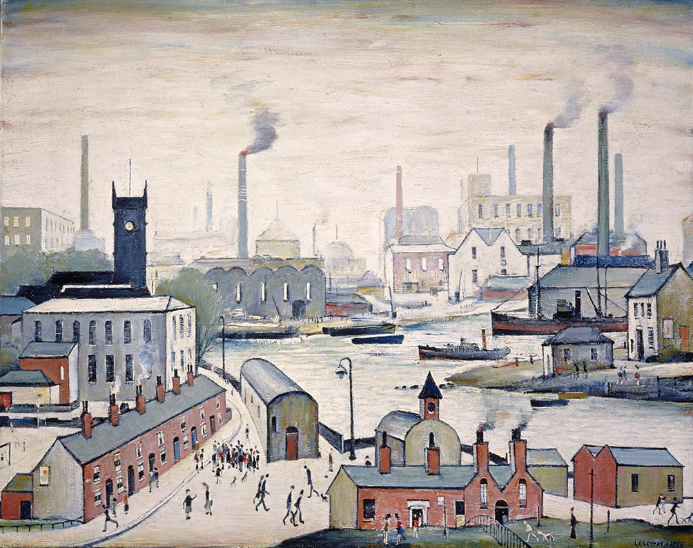 Canal And Factories 1955 The Estate Of LS Lowry All Rights Reserved DACS 2015 Image National Galleries Of Scotland
