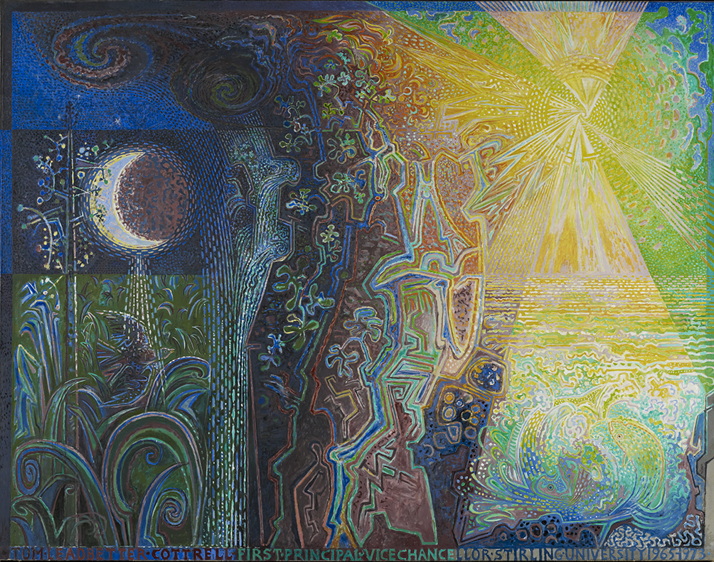 Landscape With The Elements Cartoon For The Four Seasons Tapestry 1973 75 Estate Of John Craxton All Rights Reserved DACS 2015 Image National Galleries