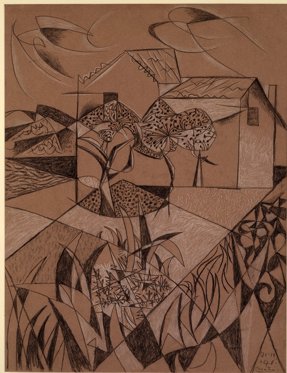 House By The Sea No 2 1942 John Craxton