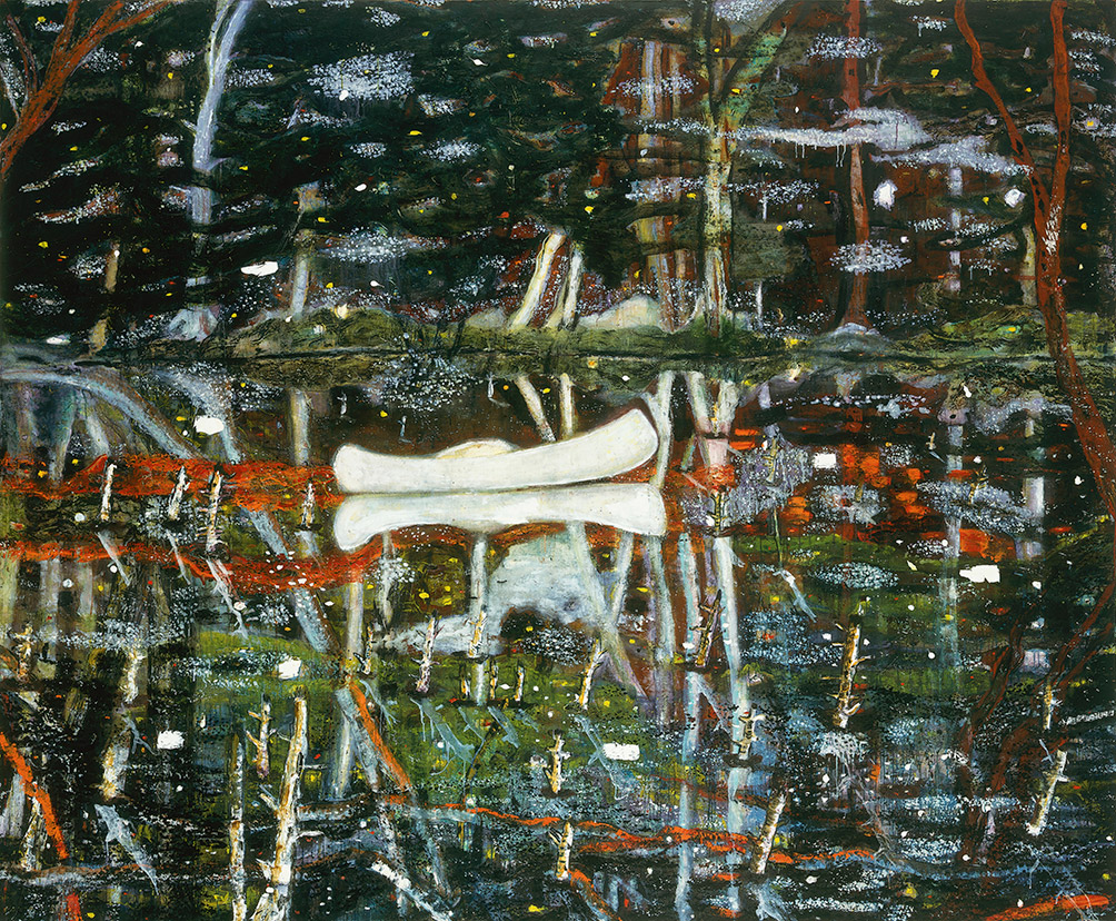 White Canoe 1990 91 Peter Doig