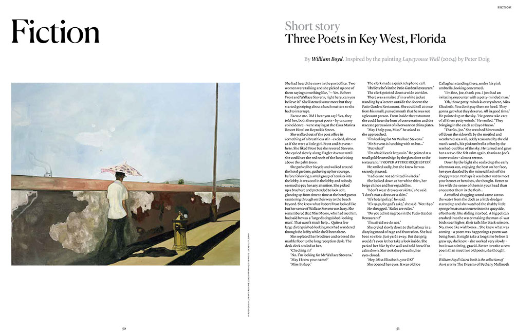 Peter Doig short story