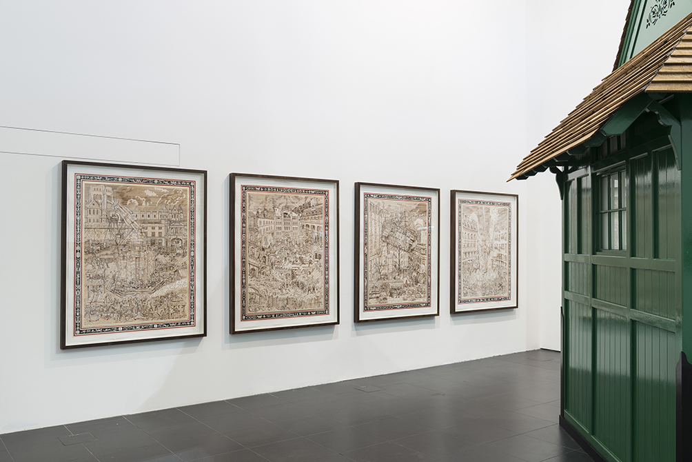 Budge Row Bibliotheque 2015 Installation Shot Adam Dant